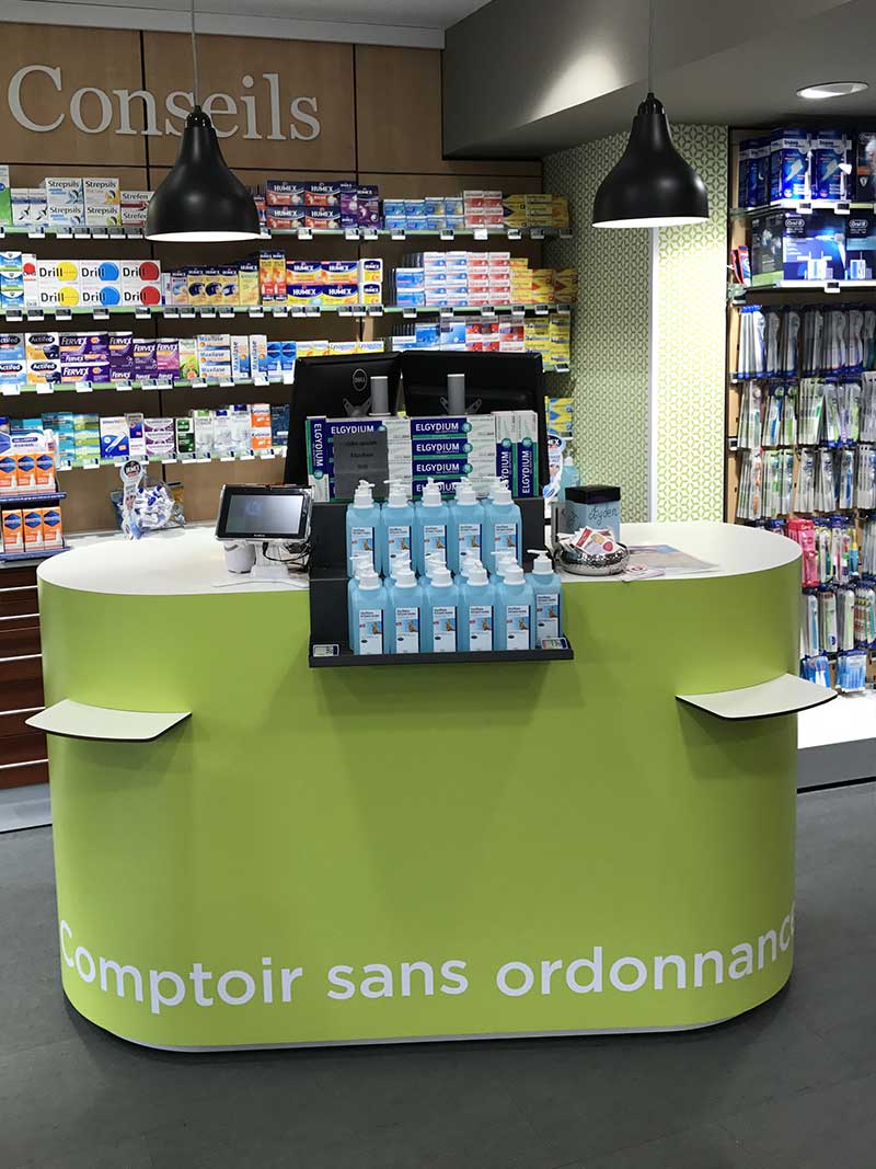 comptoir sans ordonnace